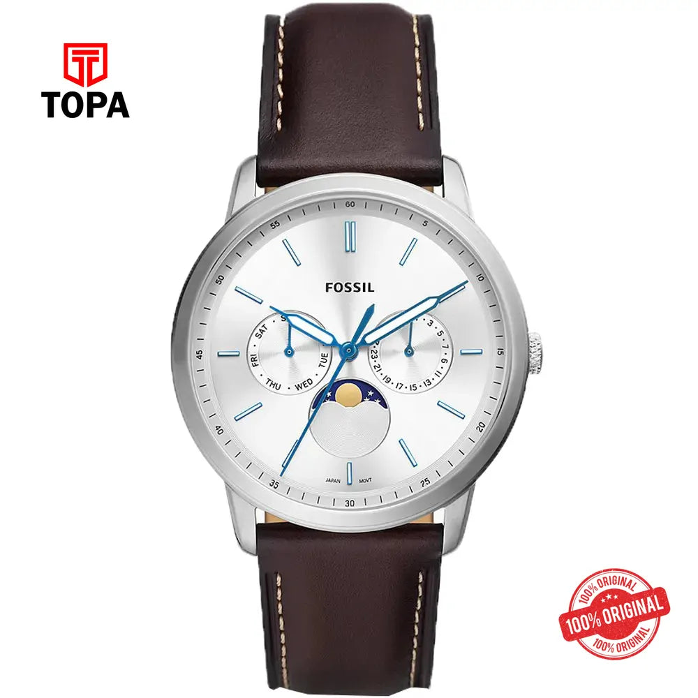 Fossil FS-5905 Neutra Leather Band Men Watch - Topa
