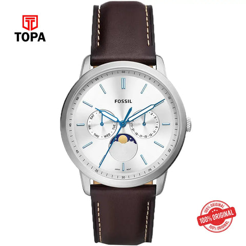 Fossil FS-5905 Neutra Leather Band Men Watch - Topa