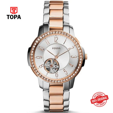 Fossil ME-3058 Metal Band Women Watch - Topa