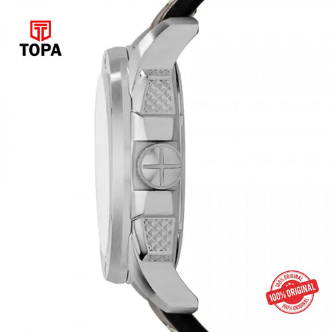 Fossil ME-3083 Leather Band Men Watch - Topa