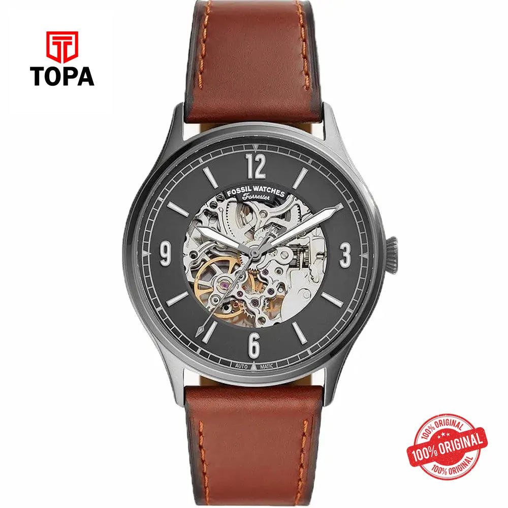 Fossil ME-3178 Forrester Automatic Leather Band Men Watch - Topa