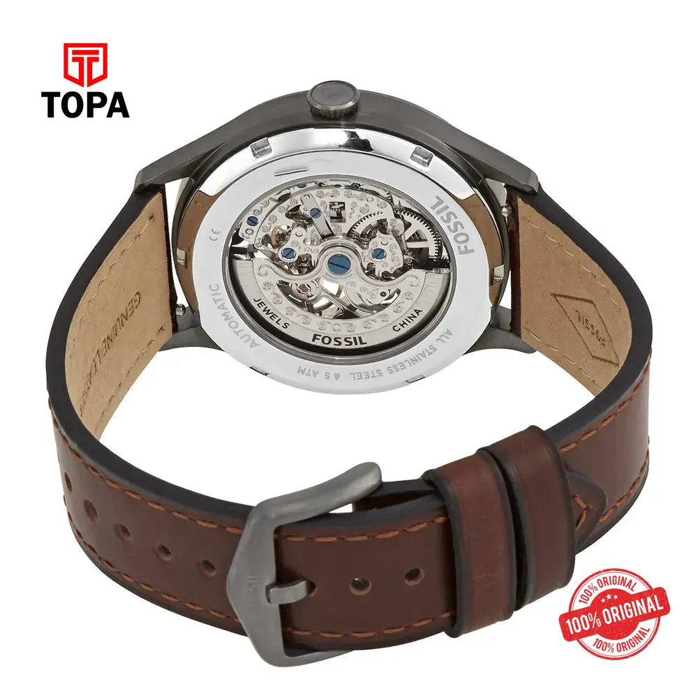 Fossil ME-3178 Forrester Automatic Leather Band Men Watch - Topa