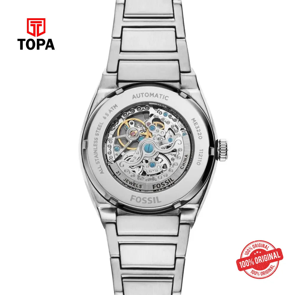 Fossil ME-3220 Everett Metal Band Men Watch - Topa