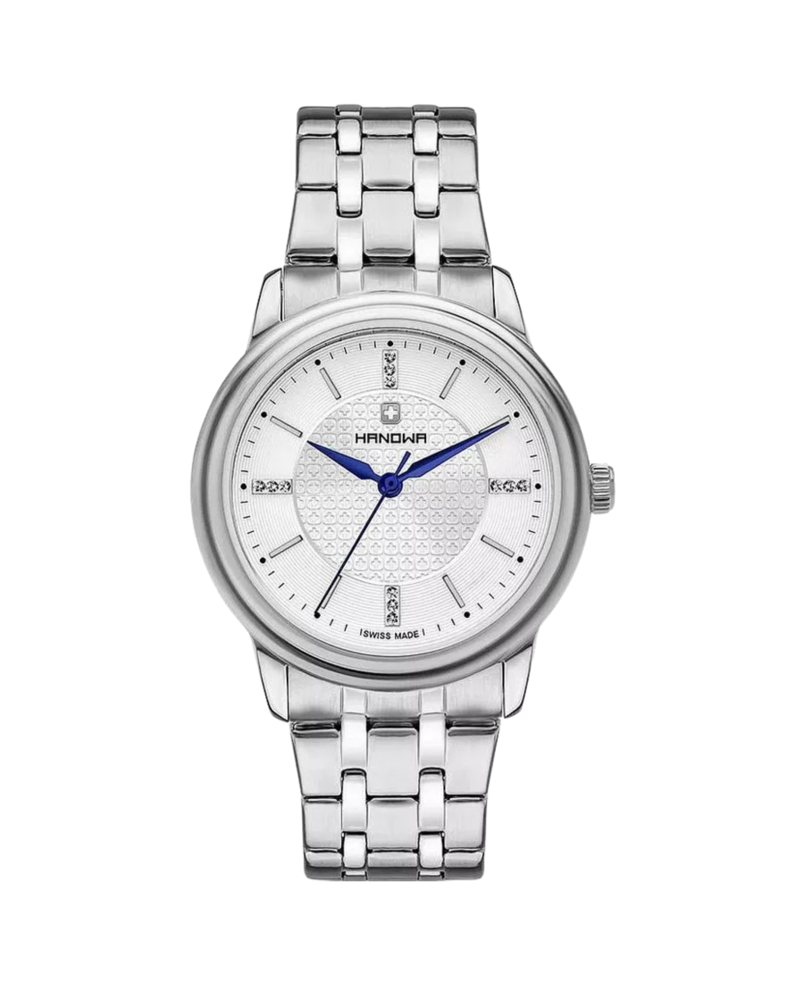 Hanowa 16-7087.04.001 Quartz Analog Women's Watch with silver-white dial