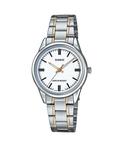 Casio LTP-V005SG-7A Women's Analog Watch Stainless Steel Bracelet Water Resistant