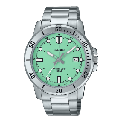 Casio MTP-VD01D-3E1 Men's Analog Watch Stainless Steel Bracelet Water Resistant