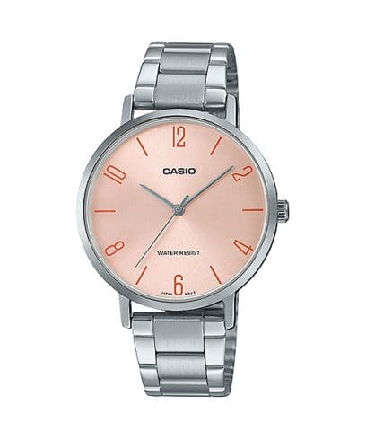 Casio LTP-VT01D-4B2 Women's Analog Watch Stainless Steel Bracelet Water Resistant