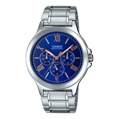 Casio MTP-V300D-2A Men's Analog Watch Stainless Steel Bracelet Water Resistant