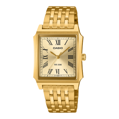 Casio MTP-B190G-9B Men's Analog Watch with Stainless Steel, Mineral Glass