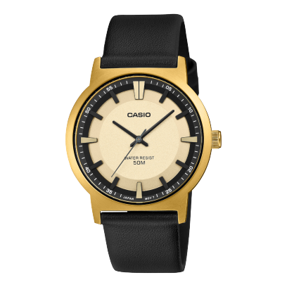 Casio MTP-B220GL-9A Men's Analog Watch with Stainless Steel, Mineral Glass