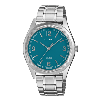 Casio MTP-B210D-2A1 Men's Analog Watch with Stainless Steel, Mineral Glass