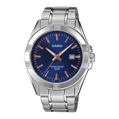 Casio MTP-1308D-2A Men's Analog Watch Stainless Steel Bracelet Water Resistant