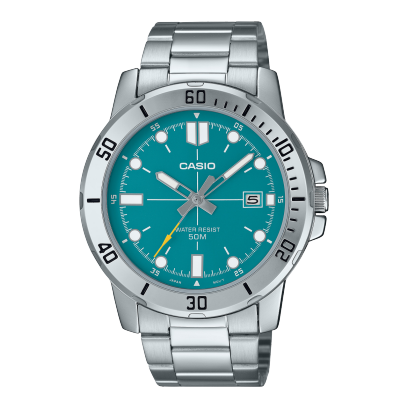 Casio MTP-VD01D-3E2 Men's Analog Watch Stainless Steel Bracelet Water Resistant