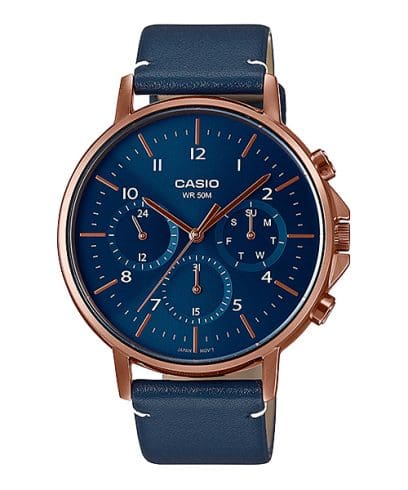 Casio MTP-E321RL-2A Men's Analog Watch with Mineral Glass