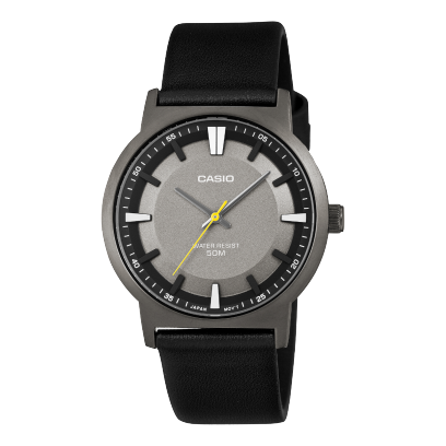 Casio MTP-B220BL-1A Men's Analog Watch with Stainless Steel, Mineral Glass