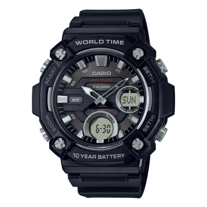 Casio AEQ-120W-1A Men's Digital Watch 100m Water Resistant