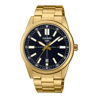 Casio MTP-VD02G-1E Men's Analog Watch Stainless Steel Bracelet Water Resistant