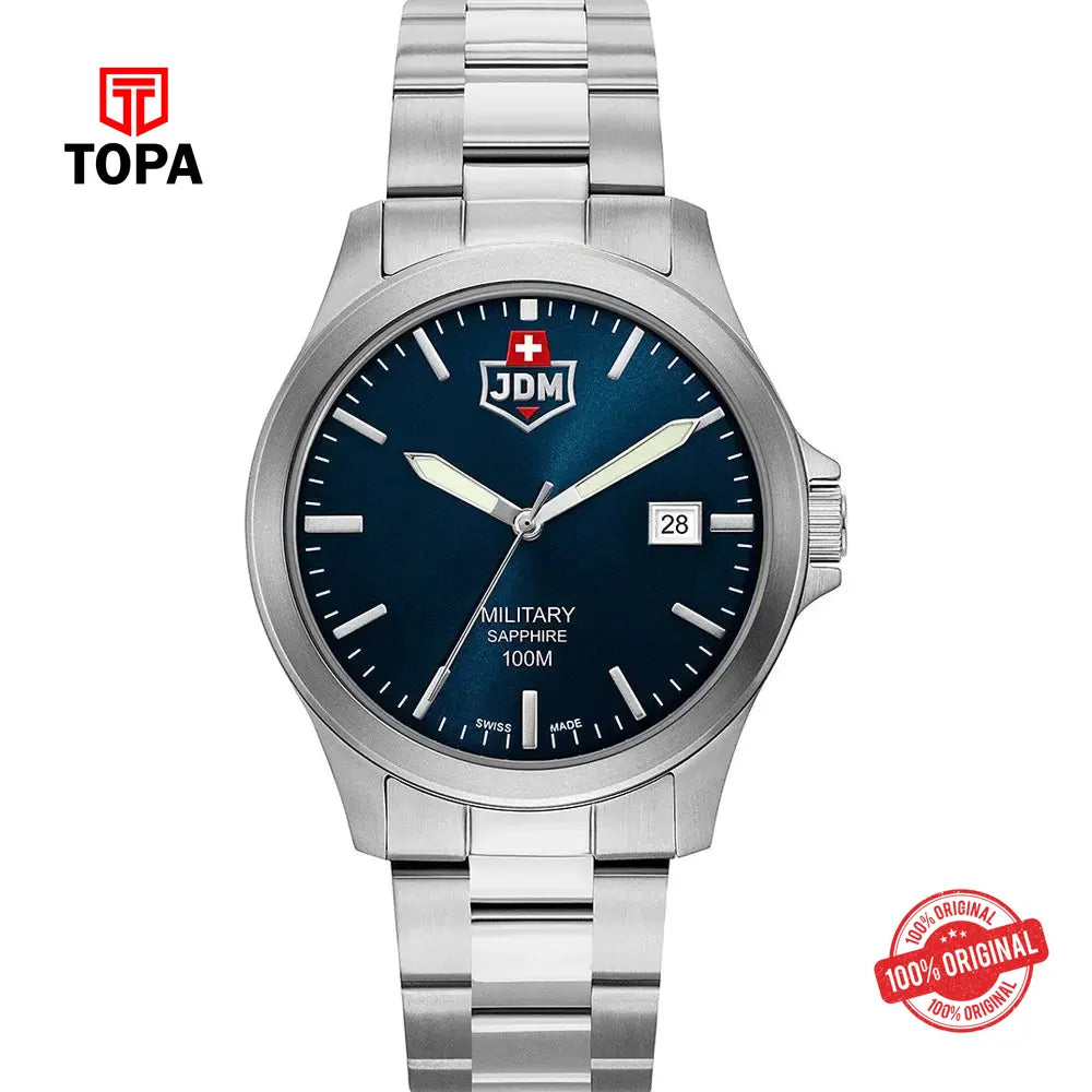 JDM Military JDM-WG005-03 ALPHA II Metal Band Men Watch - Topa
