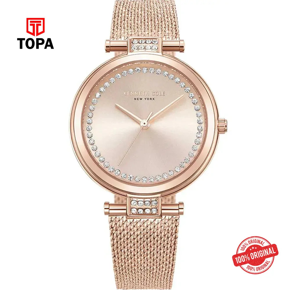 Kenneth Cole KCWLG0026802 Mesh Band Women Watch - Topa