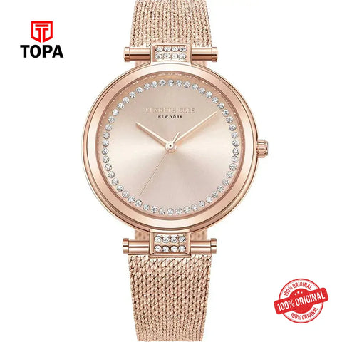 Kenneth Cole KCWLG0026802 Mesh Band Women Watch - Topa