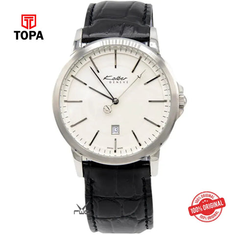 Kolber K5007.1017.52 Leather Band Men Watch - Topa