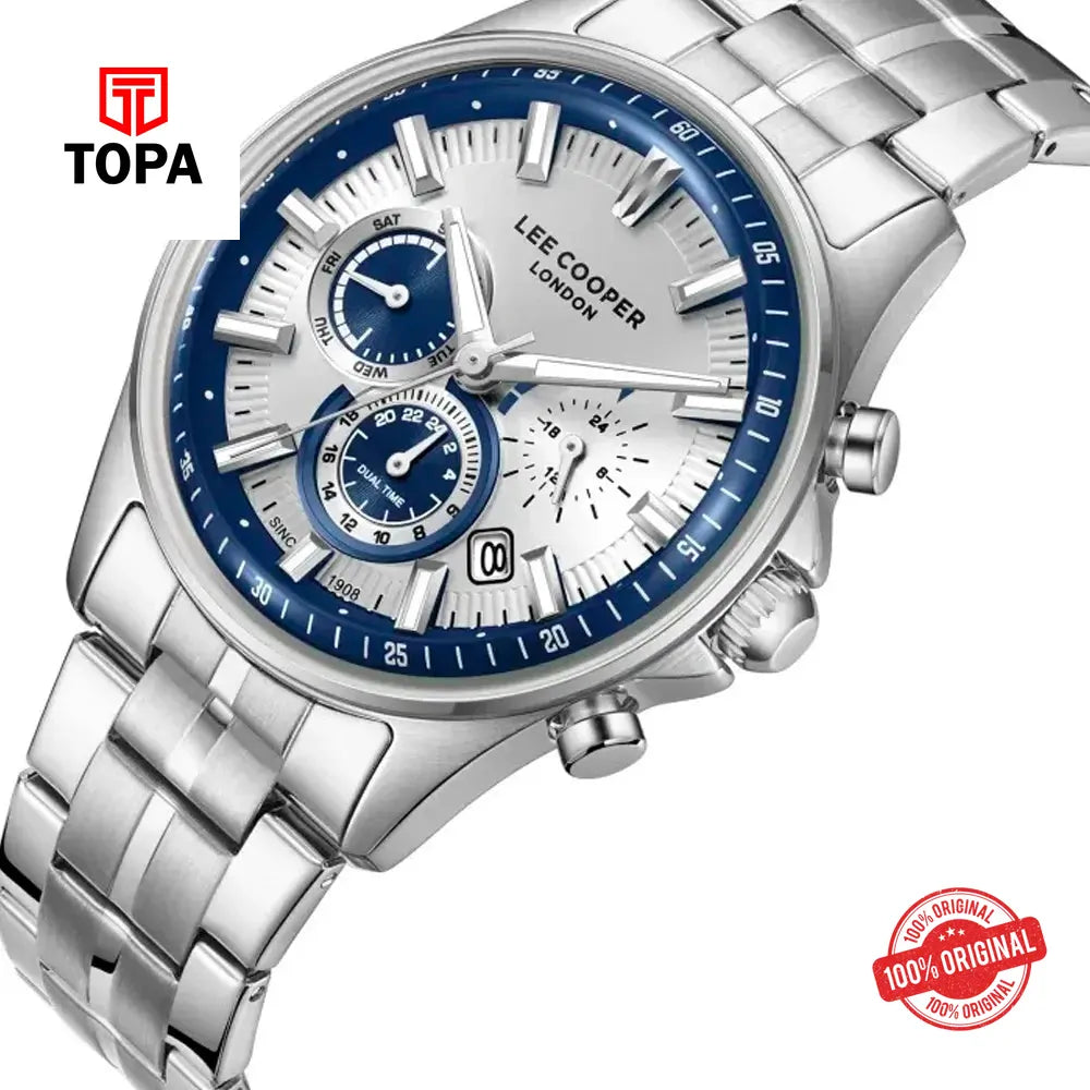 Lee Cooper LC08213.330 Metal Band Men Watch - Topa