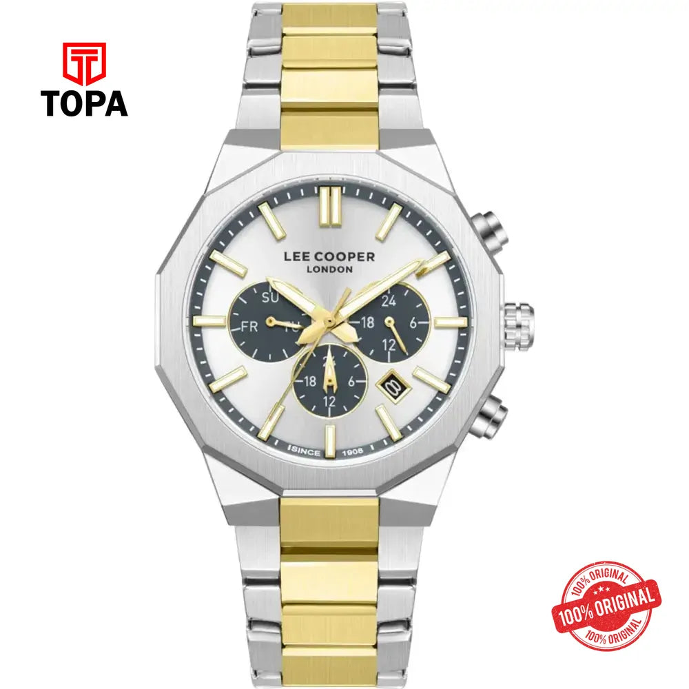 Lee Cooper LC08218.230 Metal Band Men Watch - Topa
