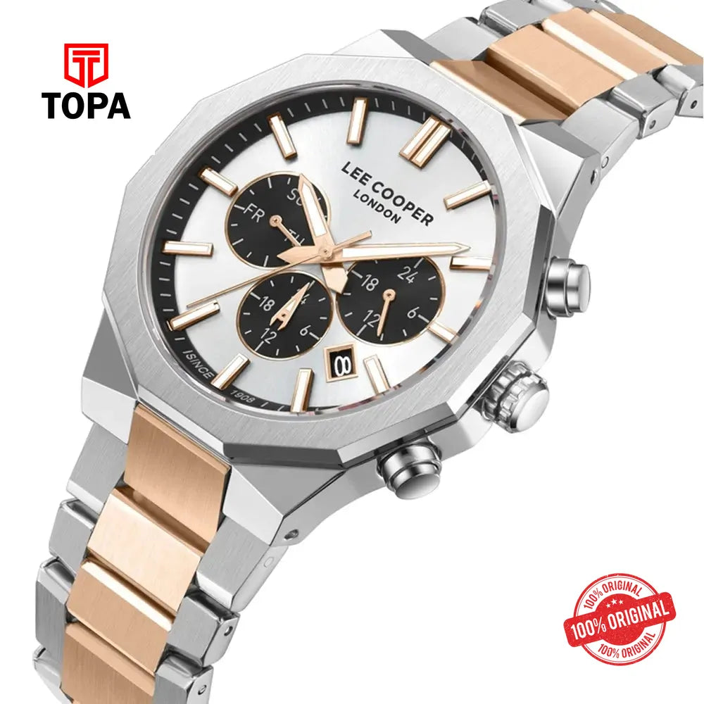 Lee Cooper LC08218.530 Metal Band Men Watch - Topa