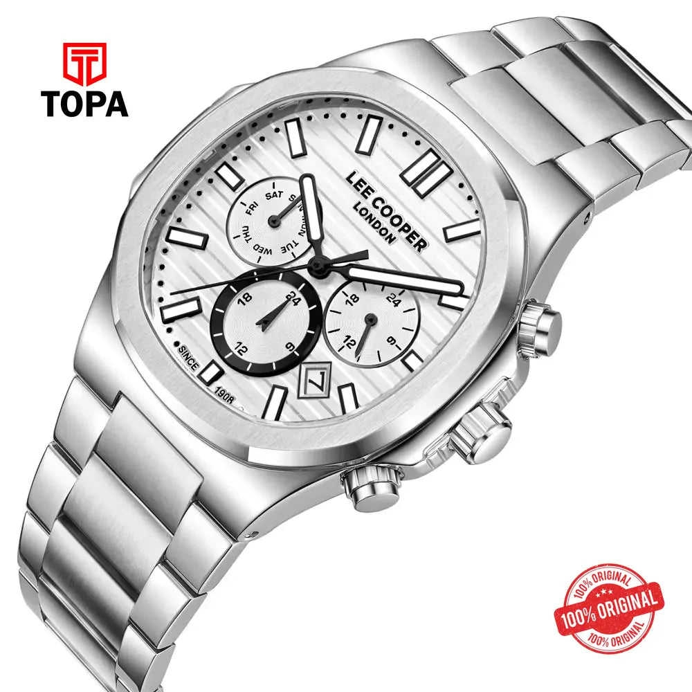 Lee Cooper LC08272.330 Metal Band Men Watch - Topa