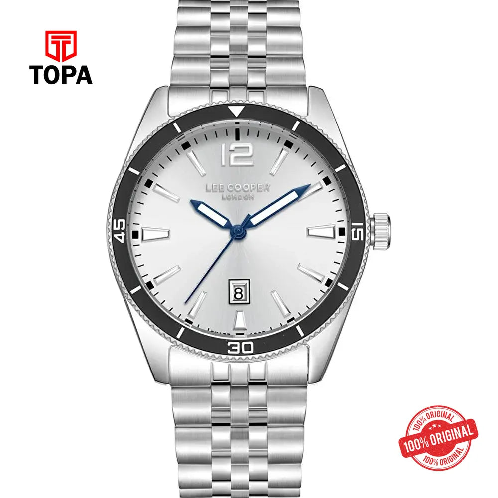Lee Cooper LC08281.330 Metal Band Men Watch - Topa