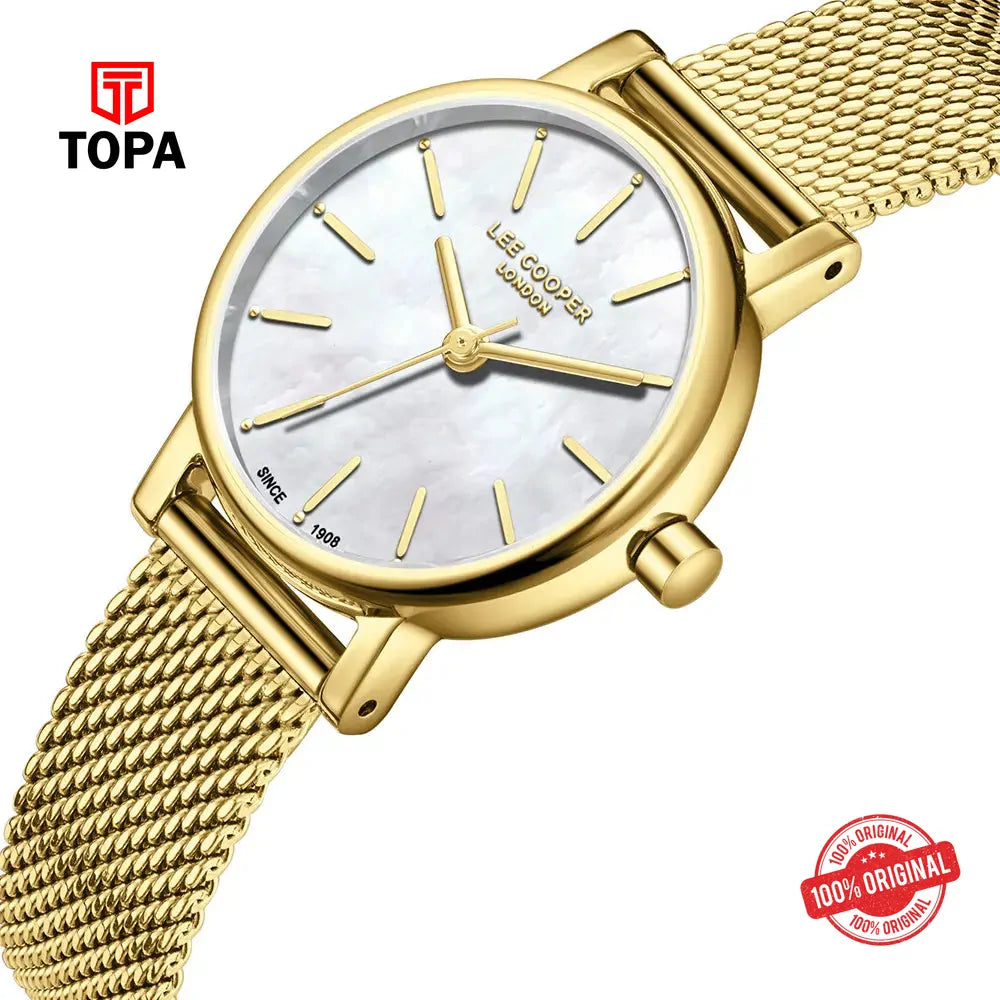 Lee Cooper LC08292.120 Mesh Band Women Watch - Topa