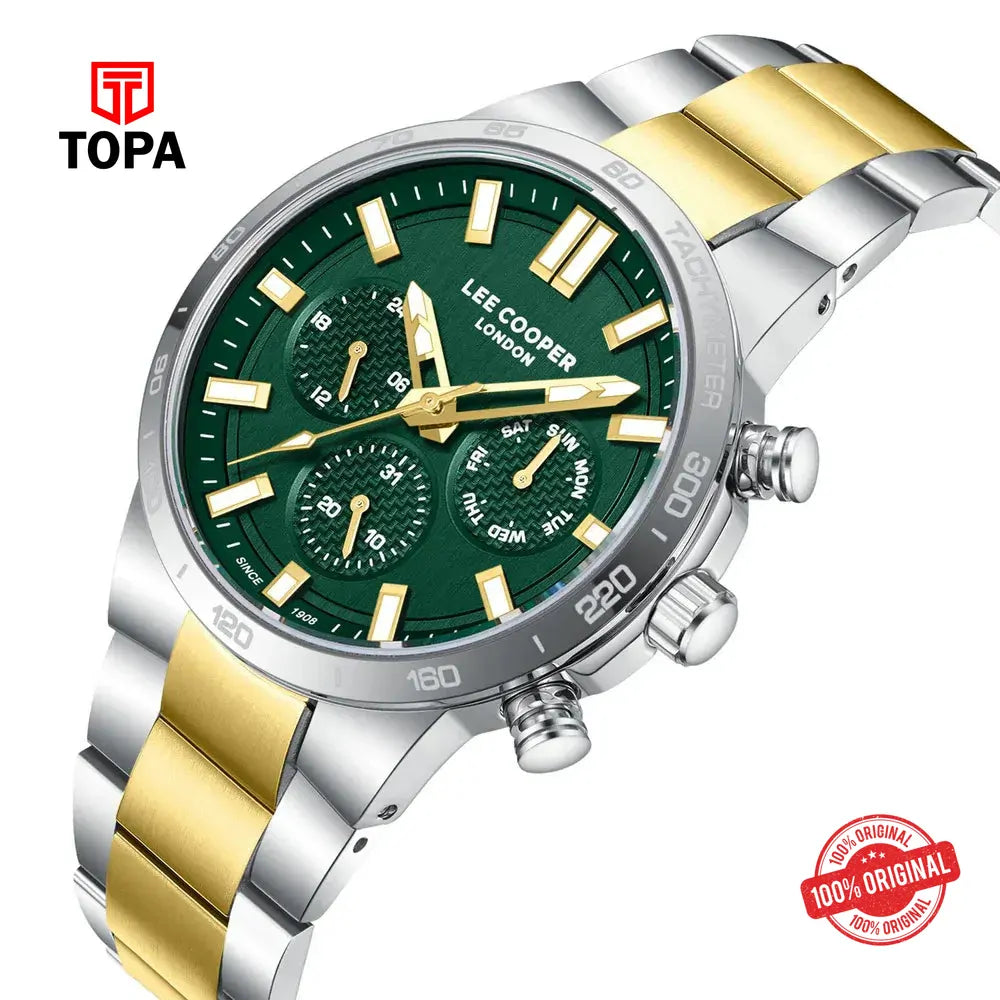 Lee Cooper LC08293.270 Metal Band Men Watch - Topa