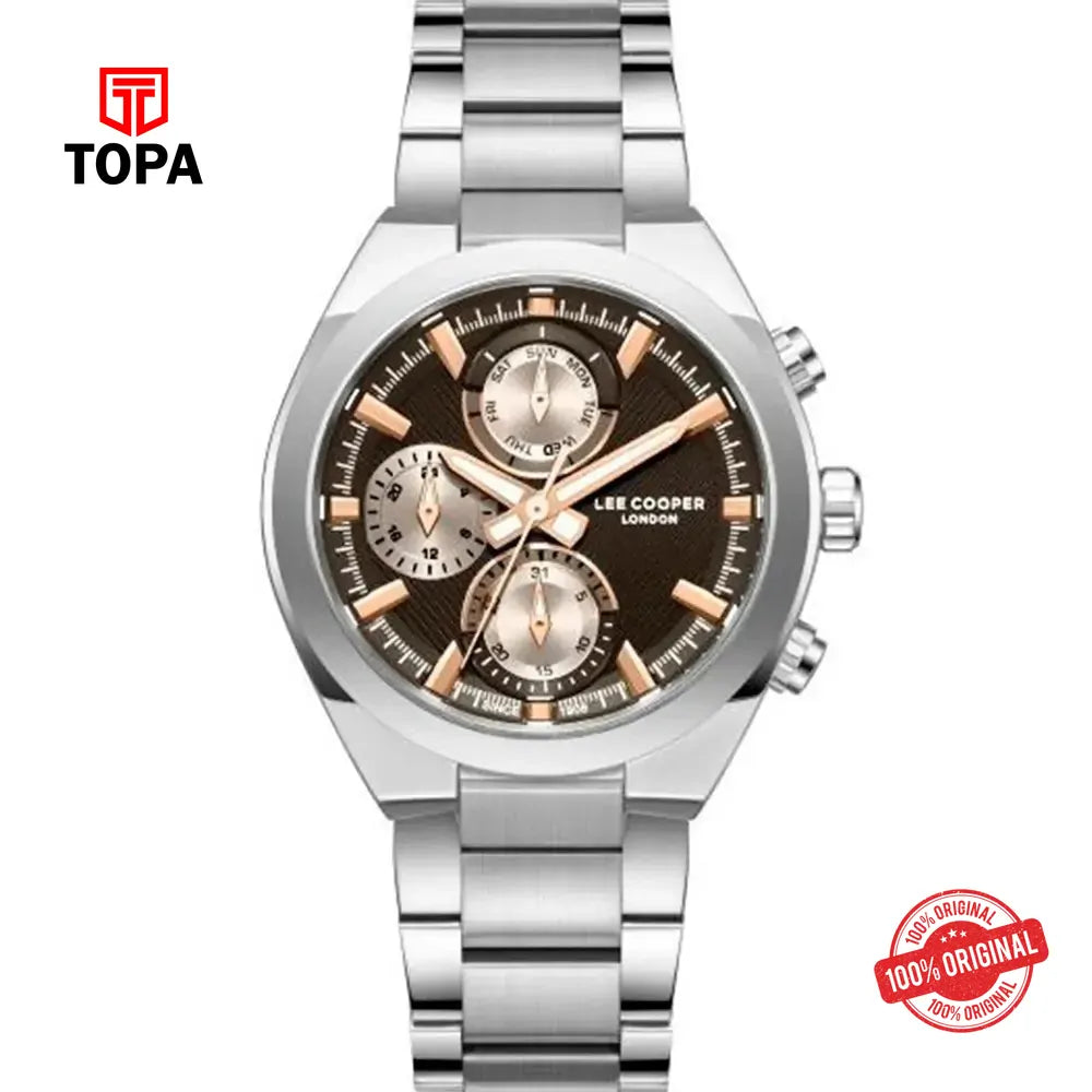 Lee Cooper LC08294.340 Metal Band Men Watch - Topa