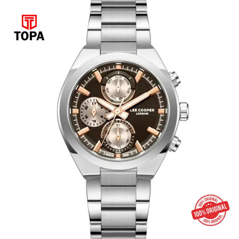 Lee Cooper LC08294.340 Metal Band Men Watch - Topa