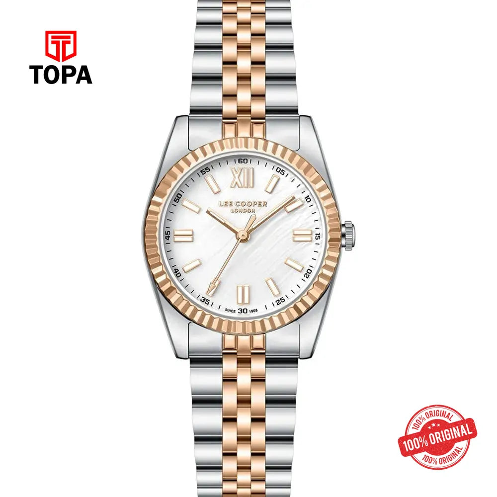 Lee Cooper LC08303.520 Metal Band Women Watch - Topa