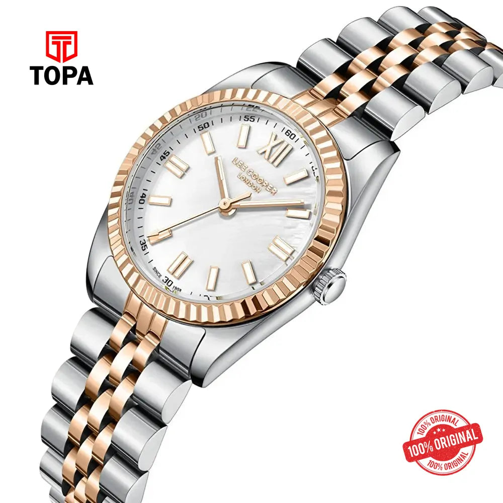 Lee Cooper LC08303.520 Metal Band Women Watch - Topa