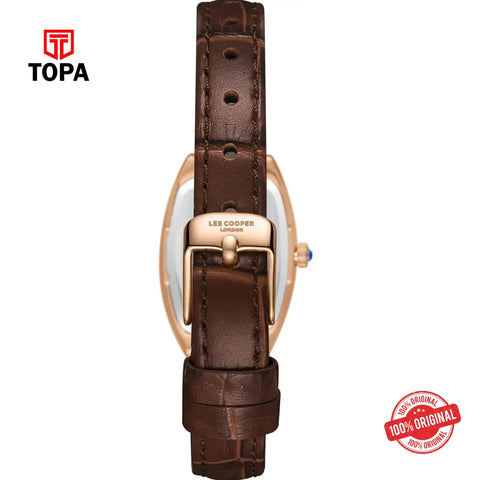 Lee Cooper LC08315.462 Leather Band Women Watch - Topa