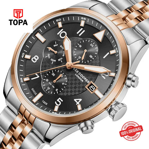 Lee Cooper LC08318.560 Metal Band Men Watch - Topa