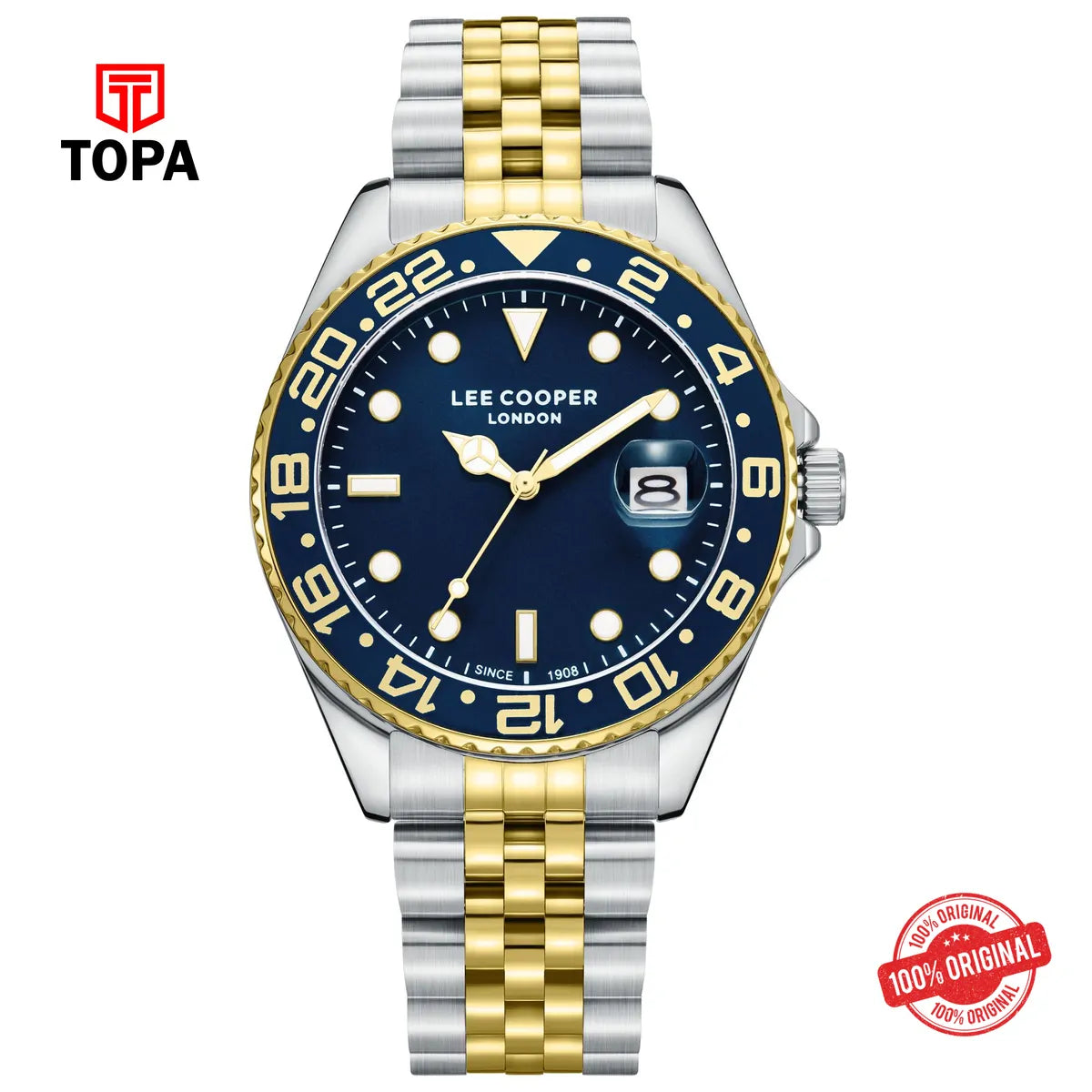 Lee Cooper Men's Super Metal Watch LC08142.290 - Topa