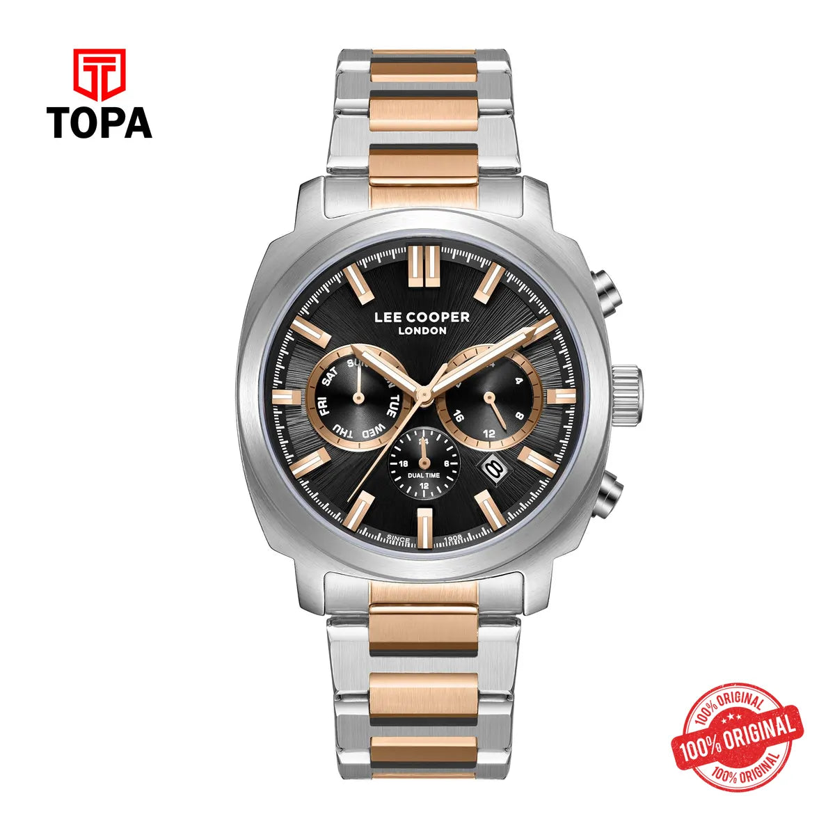 Lee Cooper Men's Super Metal Watch LC08144.450 - Topa