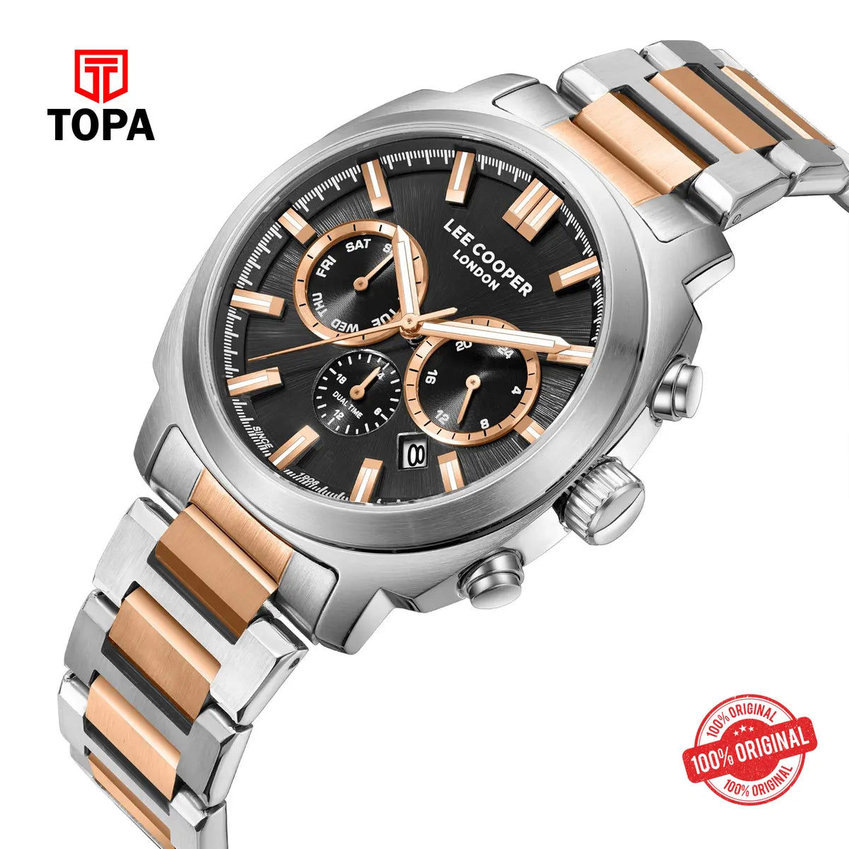 Lee Cooper Men's Super Metal Watch LC08144.450 - Topa