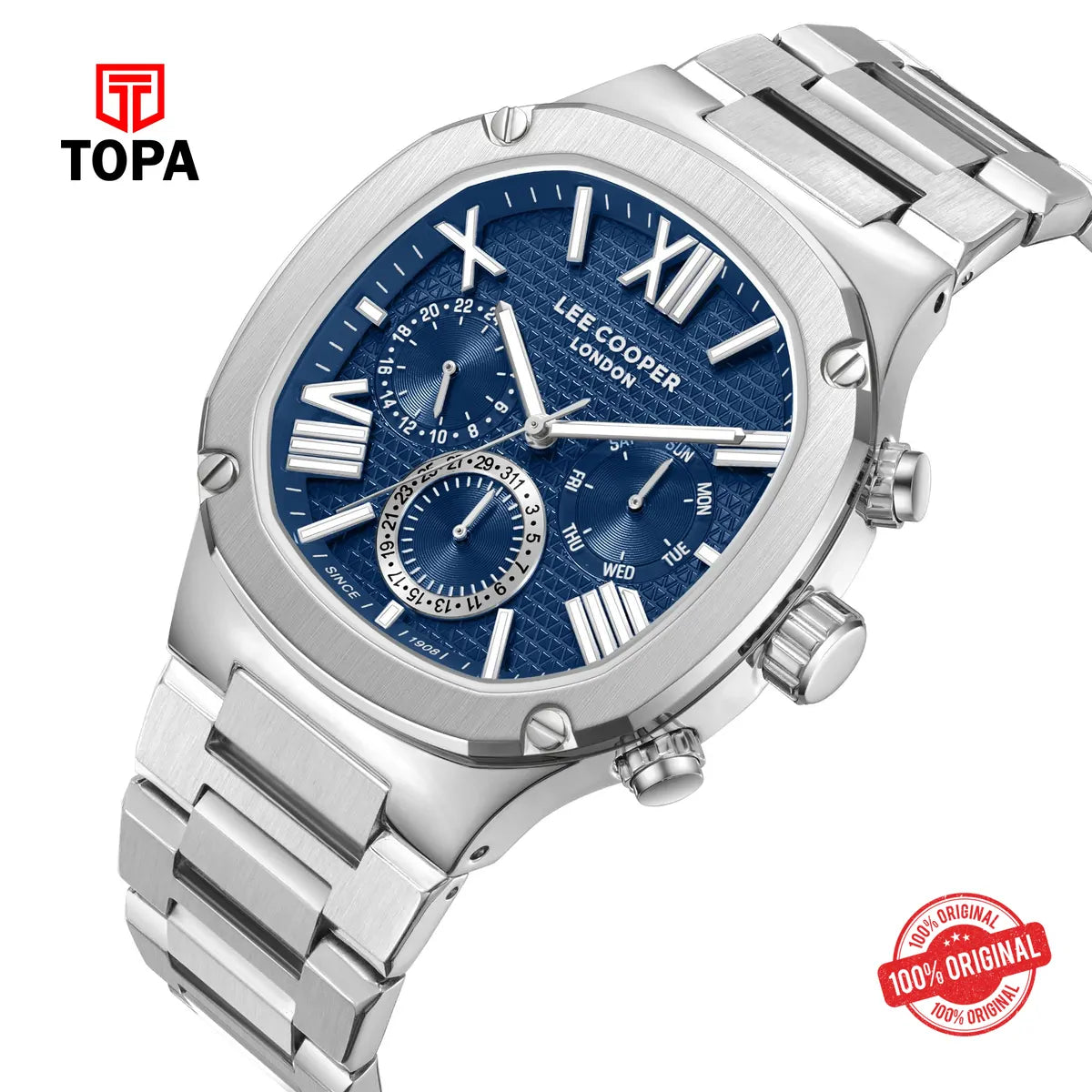 Lee Cooper Men's Super Metal Watch LC08146.390 - Topa