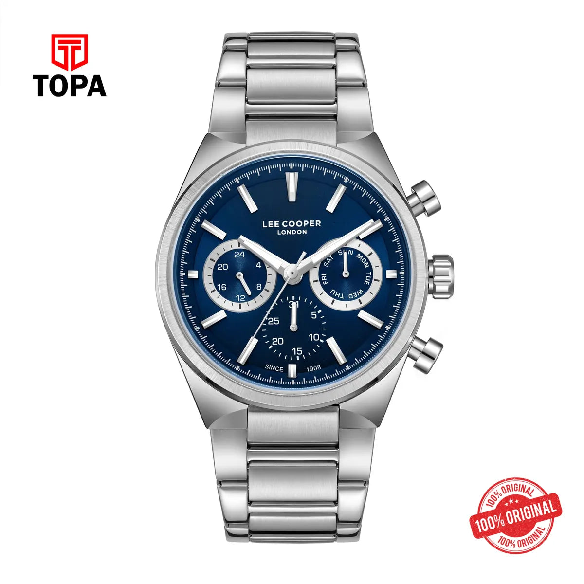 Lee Cooper Men's Super Metal Watch LC08174.390 - Topa