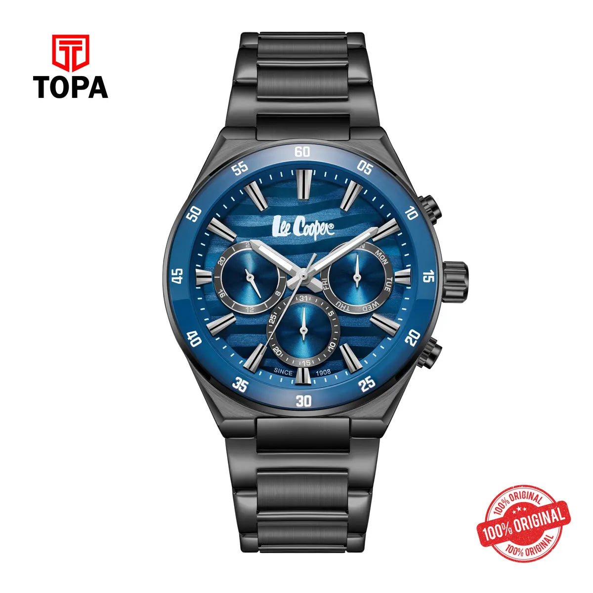 Lee Cooper Men's Super Metal Watch LC08175.090 - Topa