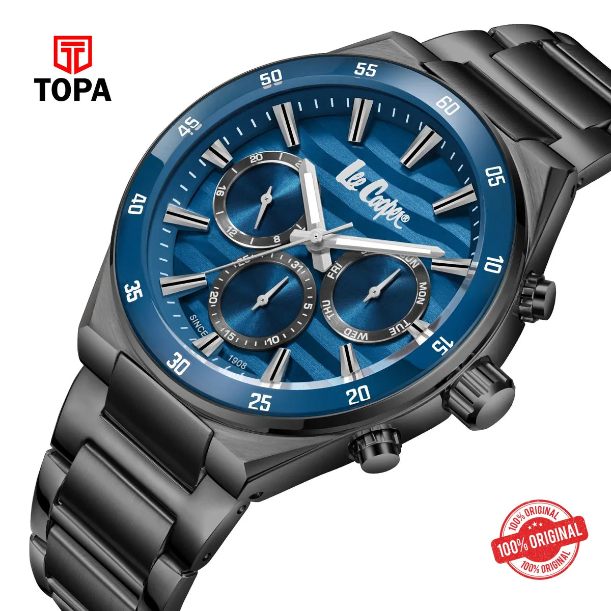 Lee Cooper Men's Super Metal Watch LC08175.090 - Topa