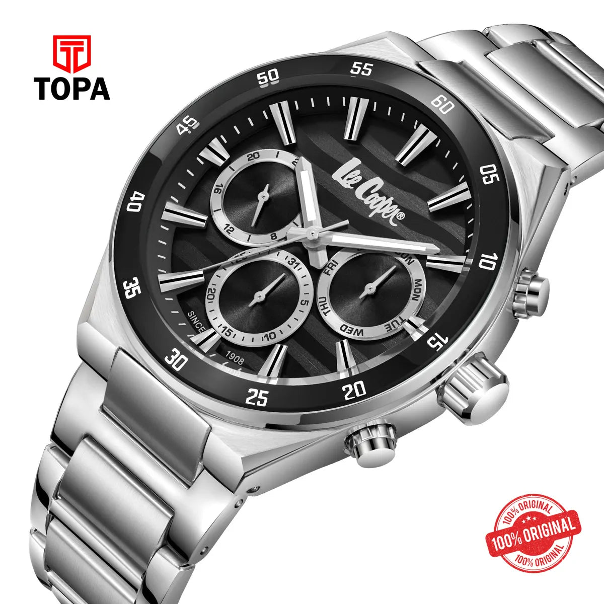 Lee Cooper Men's Super Metal Watch LC08175.350 - Topa