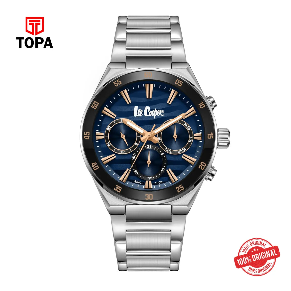 Lee Cooper Men's Super Metal Watch LC08175.390 - Topa