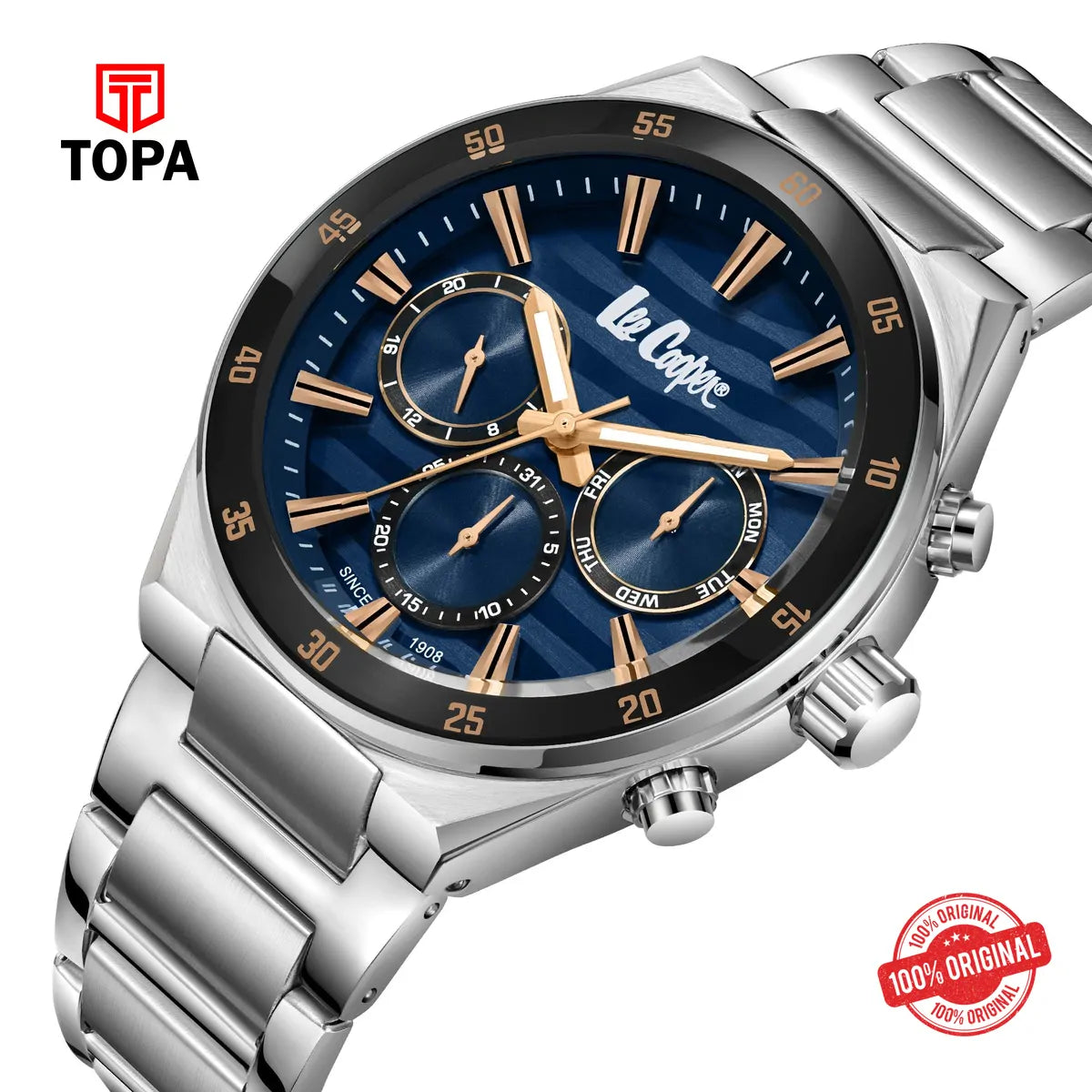 Lee Cooper Men's Super Metal Watch LC08175.390 - Topa