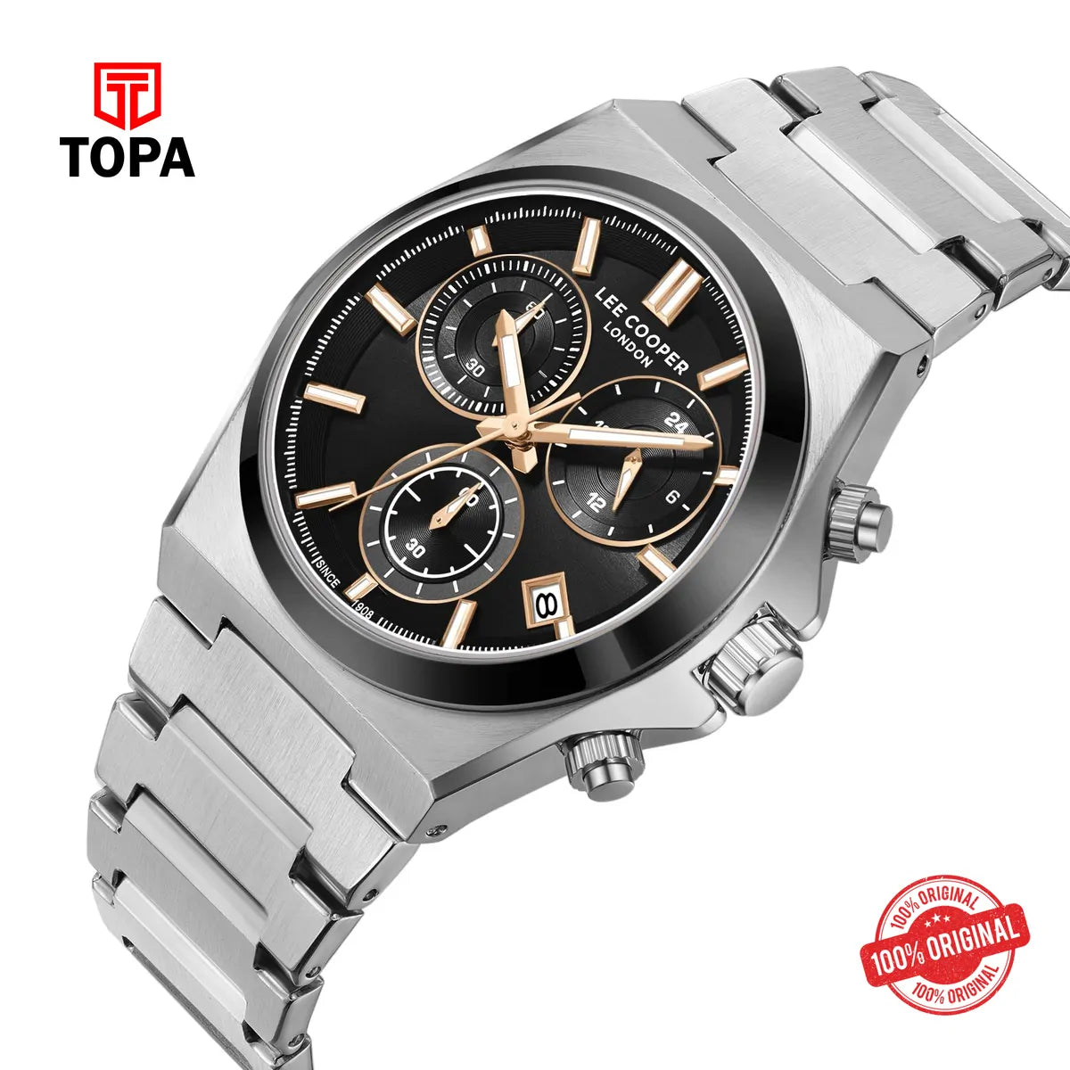 Lee Cooper Men's Super Metal Watch LC08188.650 - Topa