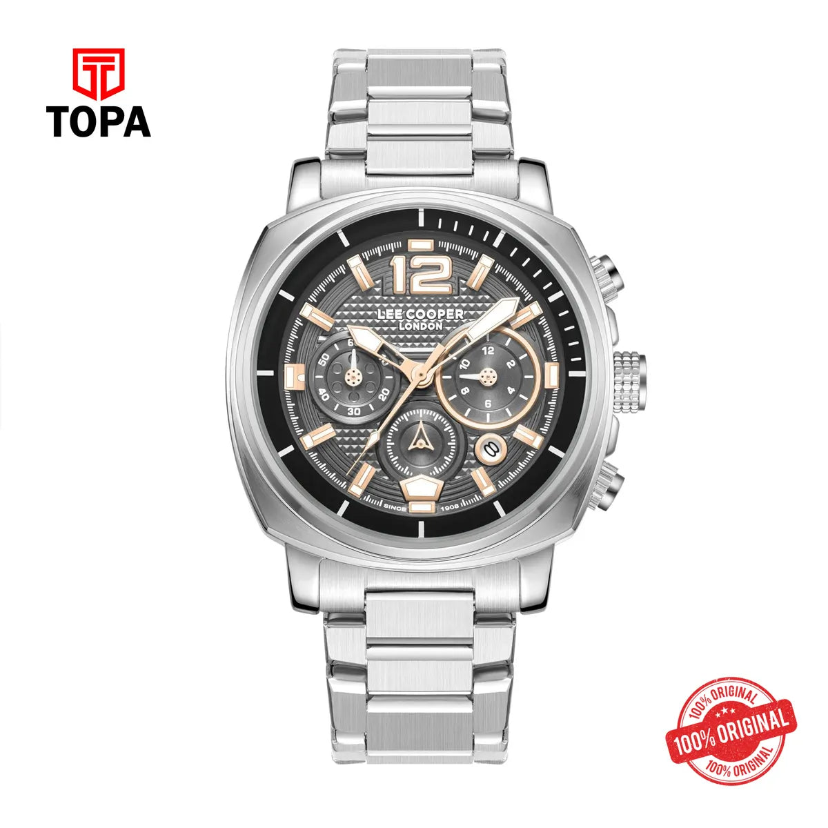 Lee Cooper Men's Super Metal Watch LC08194.360 - Topa